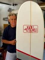 paul van Blerk surf board