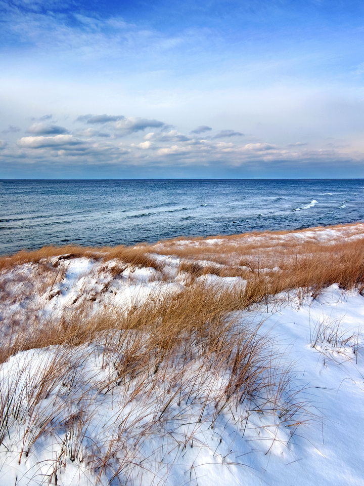 Winter Lake Michigan